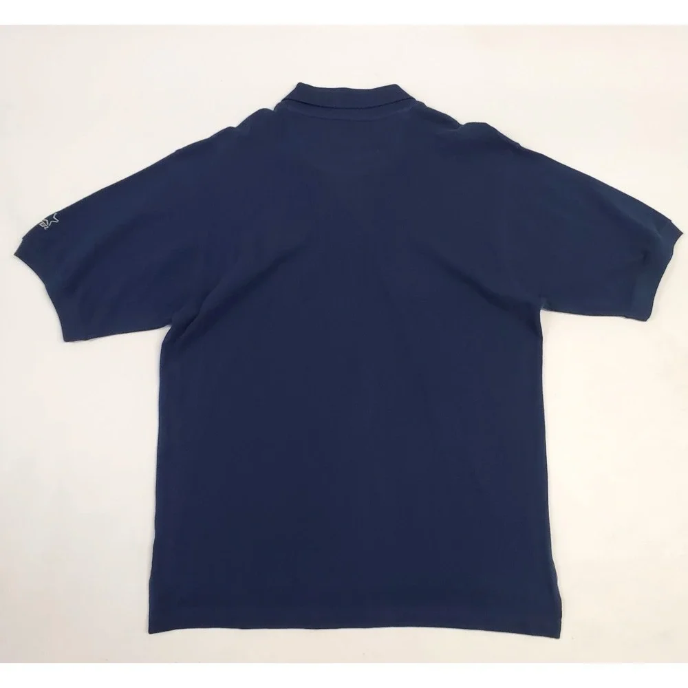 Atlanta Braves Polo Shirt Mens Genuine Starter Vintage 90s Blue XL MLB Preppy